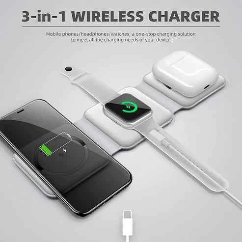 3-in-1 Wireless Charger: Fast and Convenient Charging Solution