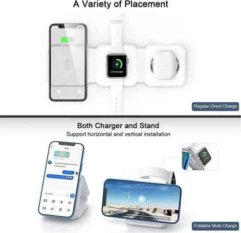 3-in-1 Wireless Charger: Fast and Convenient Charging Solution
