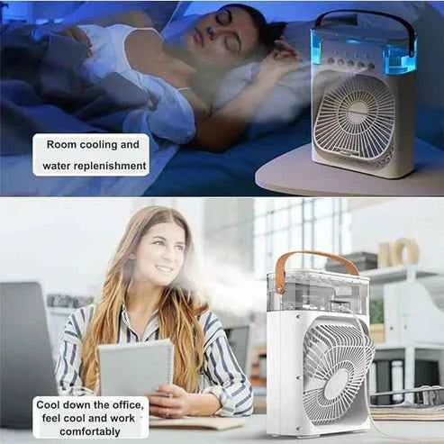 Cooling Fan with Ice - Ultimate Refreshing Comfort for Hot Days