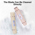 Dual-Head Electric Shaver for Painless Women's Epilator and Hair Removal Device for Bikini, Underarm, Facial, and Legs