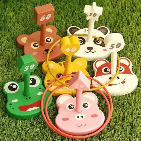 Animal Ring Toss Game - Fun Family Outdoor Activity for Kids