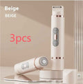 Dual-Head Electric Shaver for Painless Women's Epilator and Hair Removal Device for Bikini, Underarm, Facial, and Legs