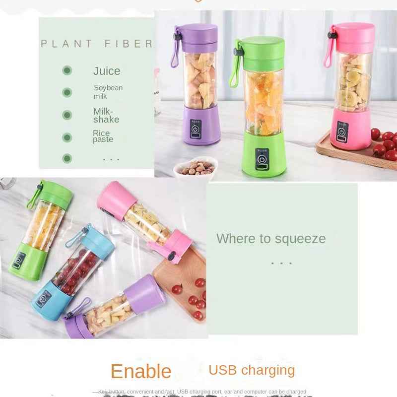 Portable Juicer Blender for Easy Smoothies and Shakes on the Go