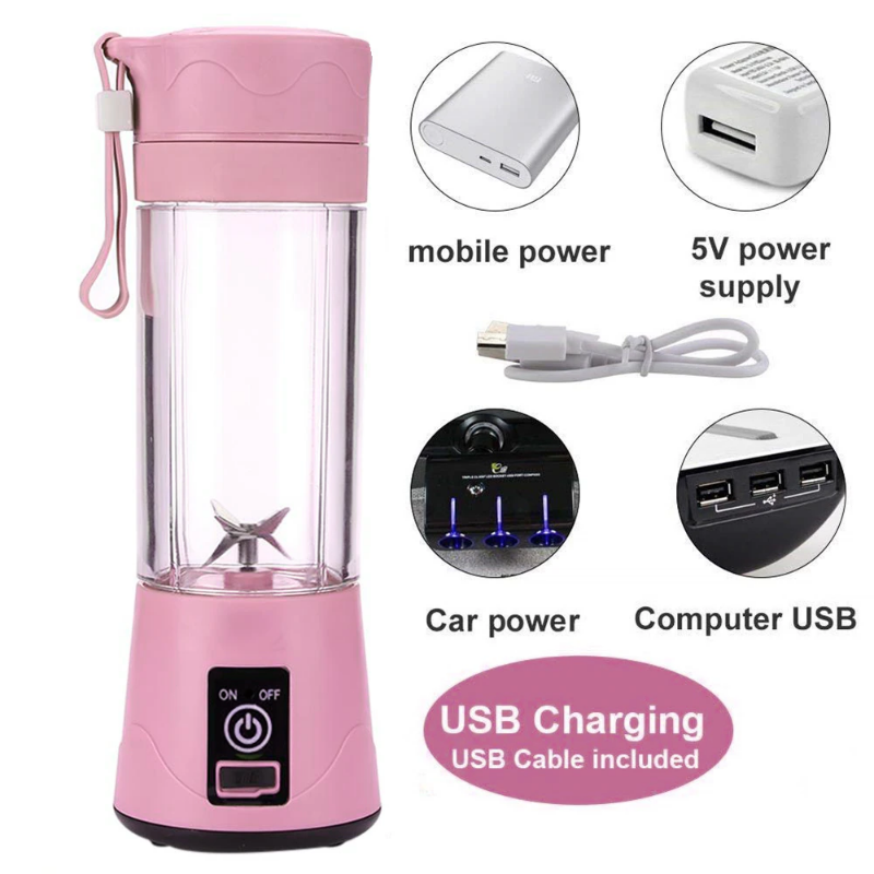 Portable Juicer Blender for Easy Smoothies and Shakes on the Go - Modamyst